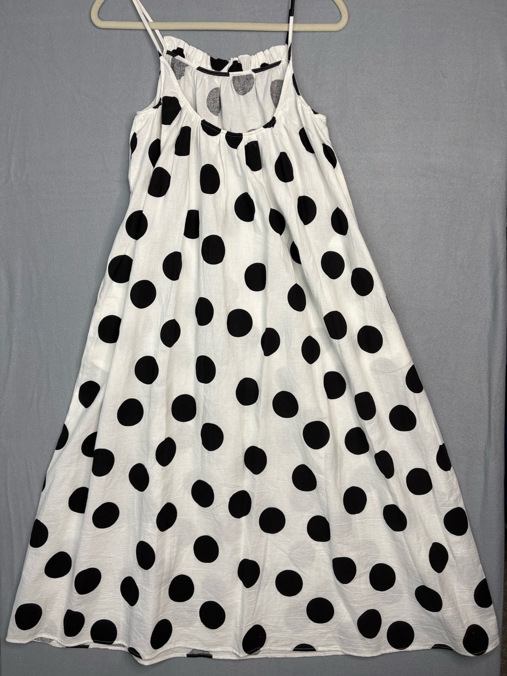 Tabitha Brown x Target Black White Polka Dot Maxi Dress XXS Cotton